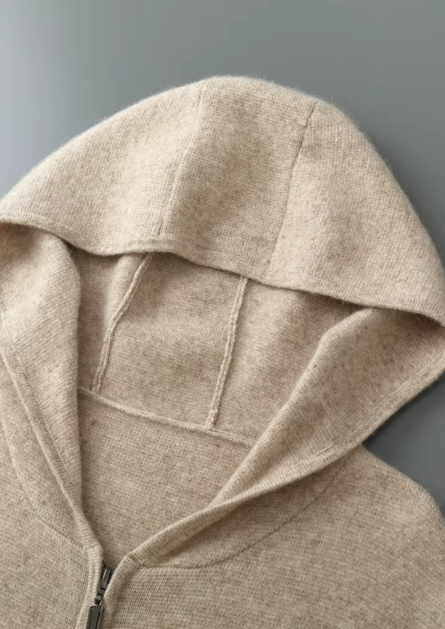 Merino Wool Extra-Fine Full Zip Hoodie