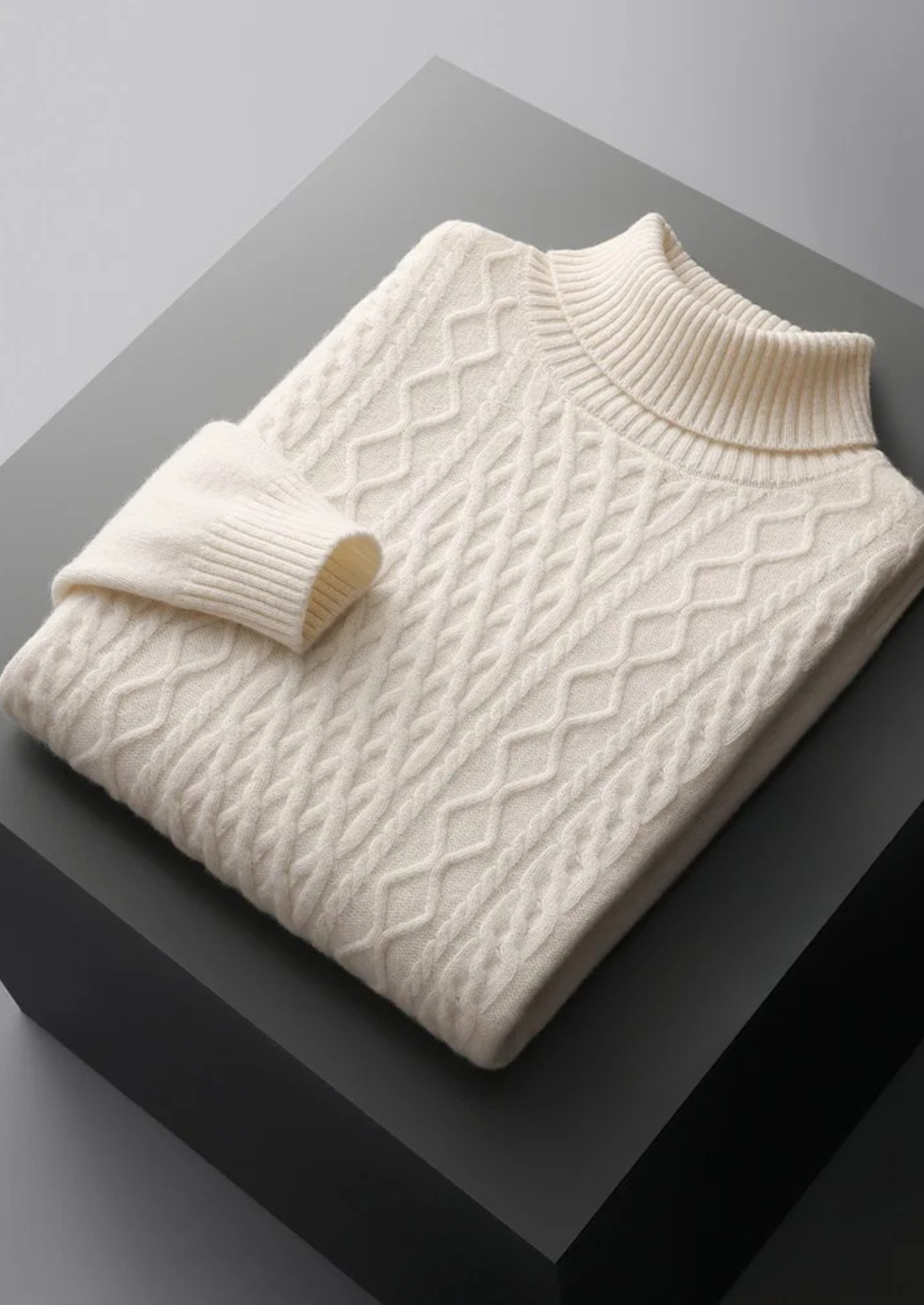 Wintertime Rollneck Merino Wool Extra-Fine