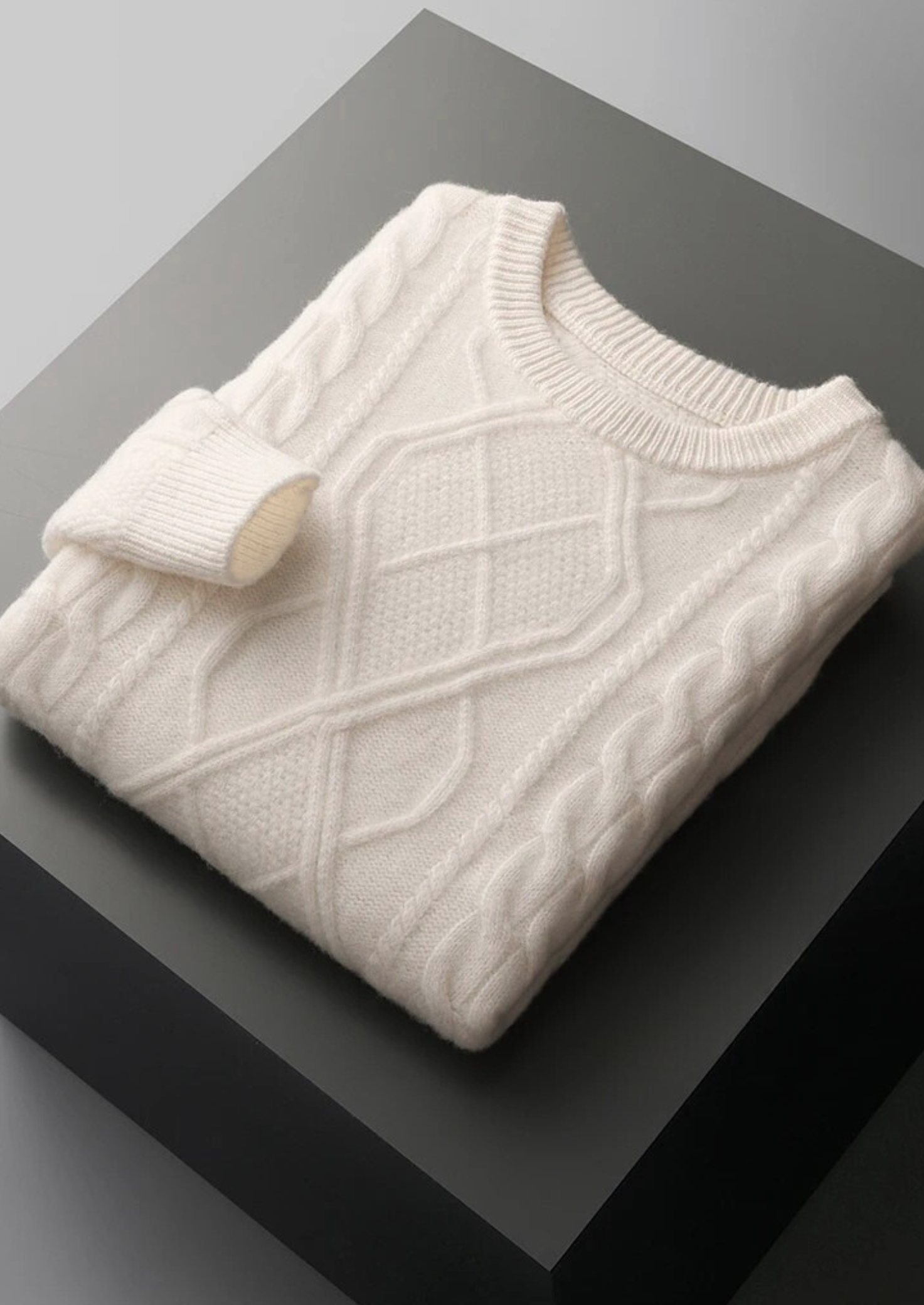 Wintertime Crewneck Sweater Merino Wool