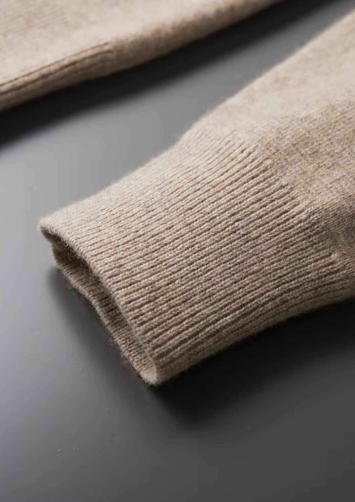 Merino Wool Extra-Fine Polo Knit Cardigan