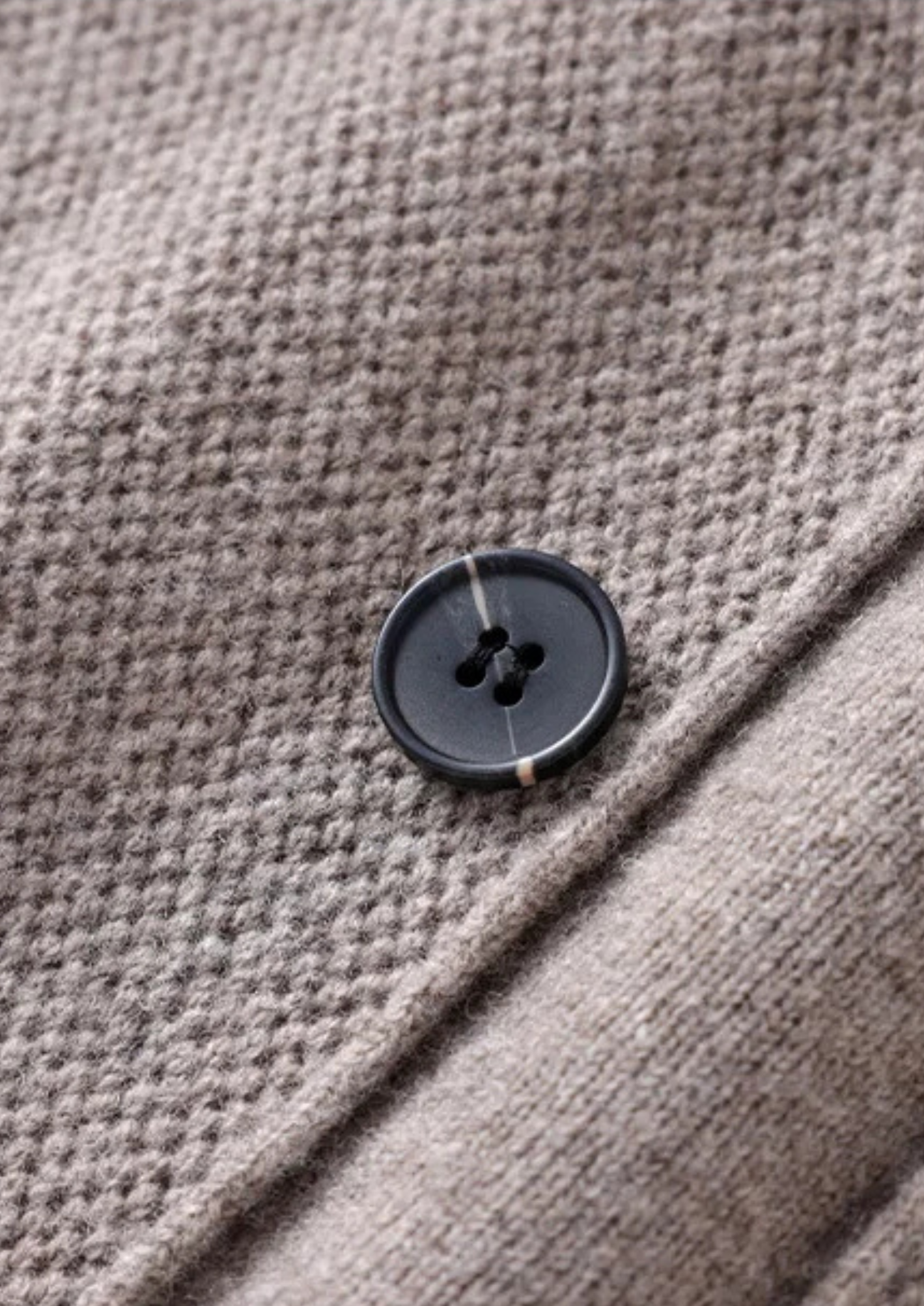 Merino Wool Extra-Fine Button Front Overshirt