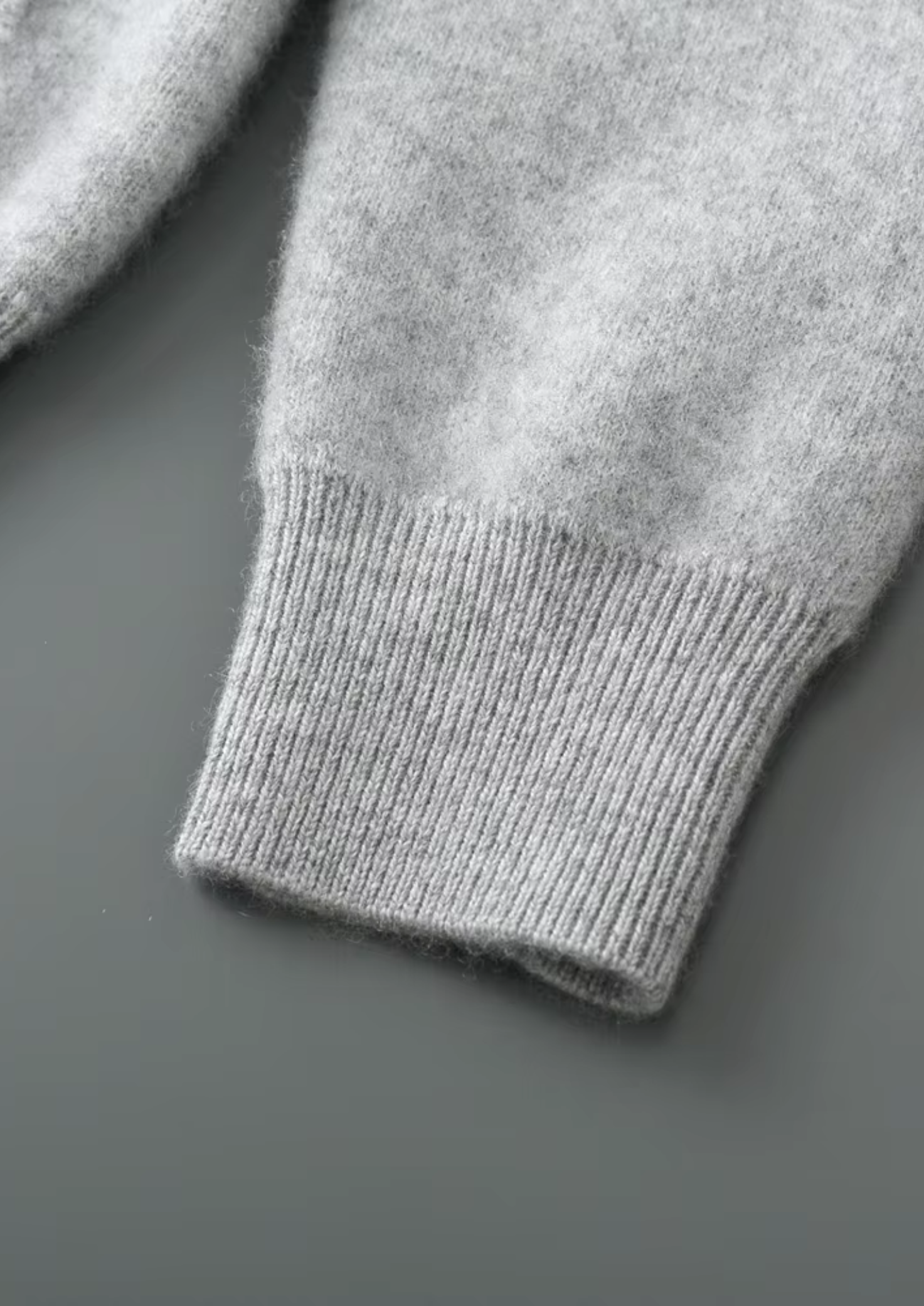 Merino Wool Extra-Fine V-Neck Knit Cardigan