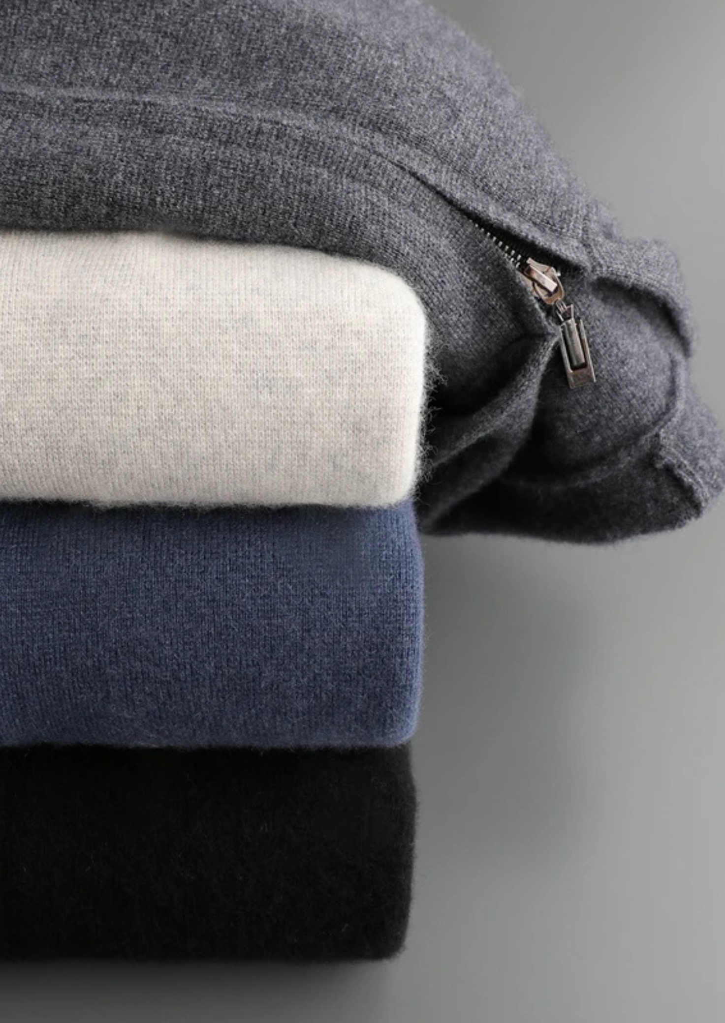 Cashmere Zip Hoodie Premium Style