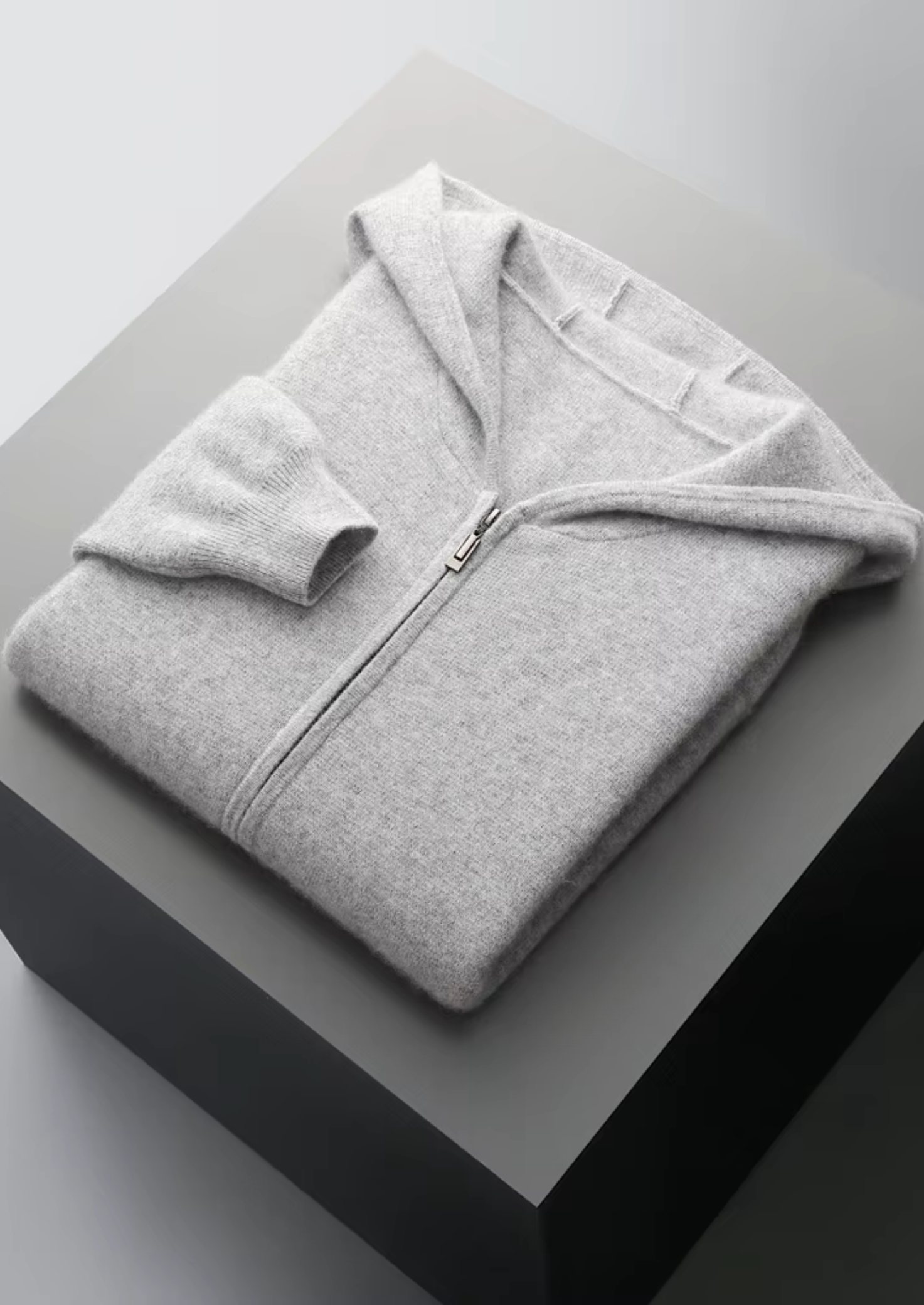 Merino Wool Extra-Fine Full Zip Hoodie