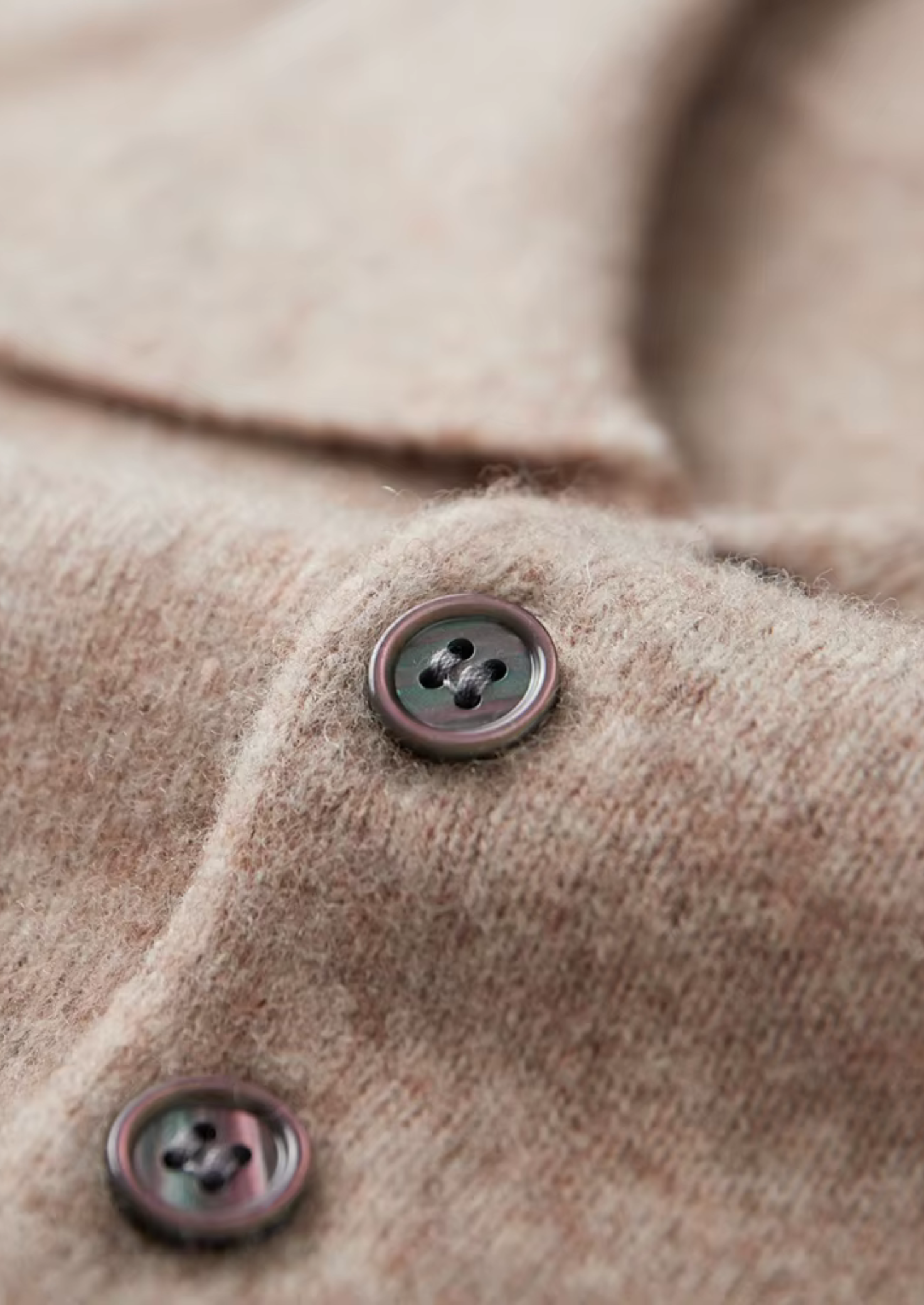 Merino Wool Extra-Fine Classic Polo Sweater