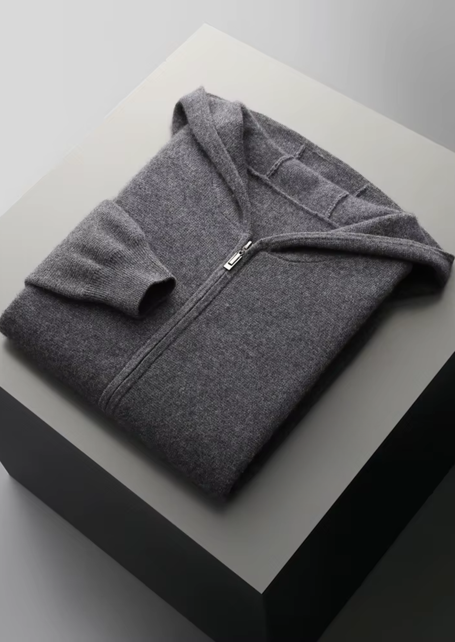 Merino Wool Extra-Fine Full Zip Hoodie