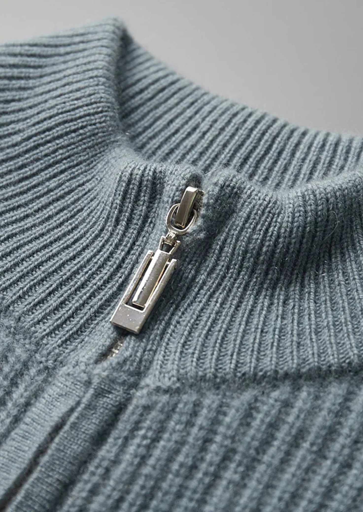 Cashmere Ribbed Classic Cardigan