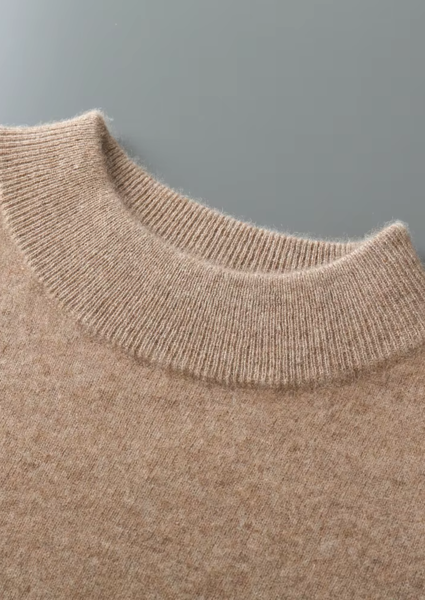 Classic Mockneck Sweater Merino Wool Extra-Fine
