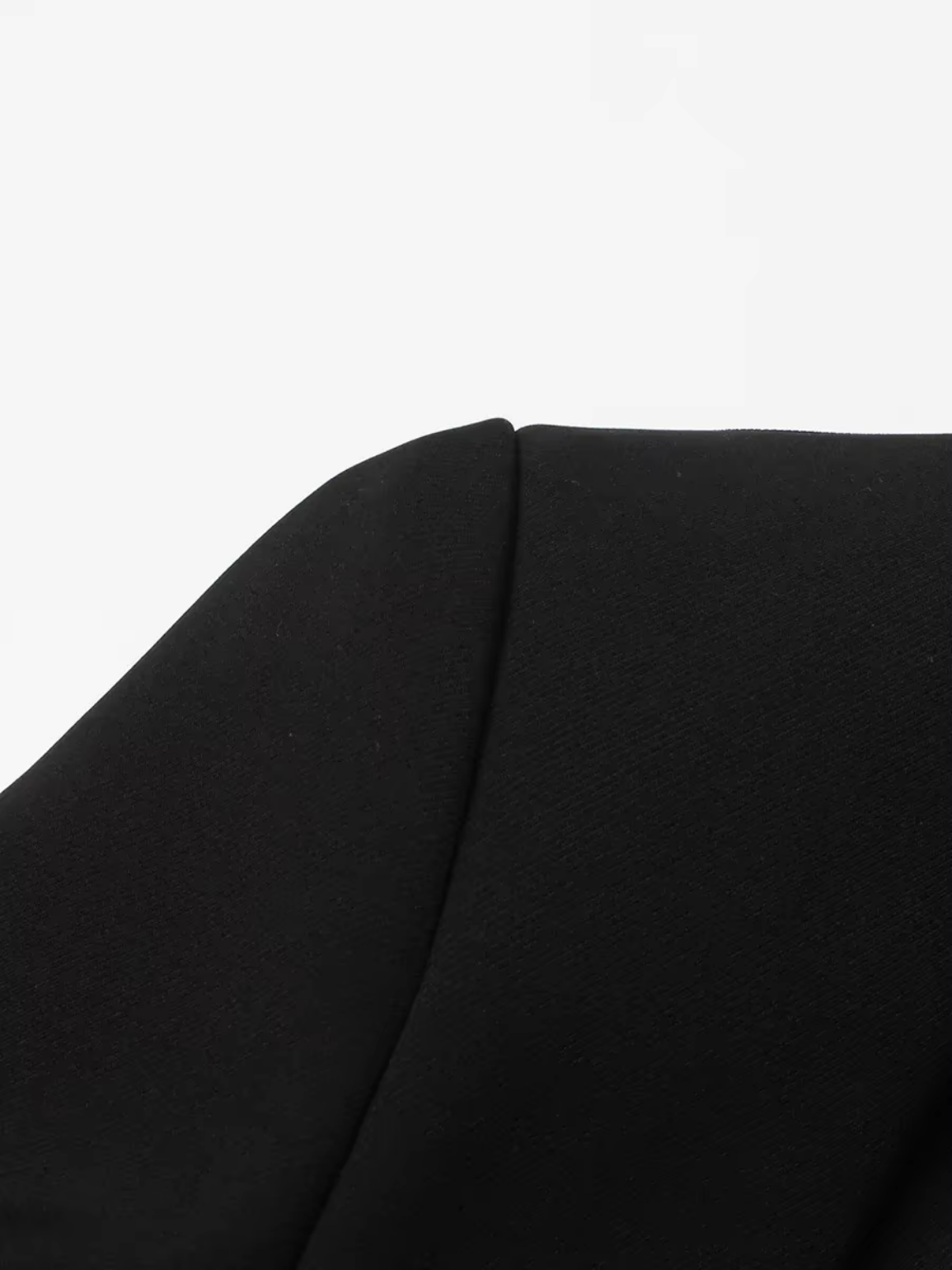 Structured Longline Black Coat Women