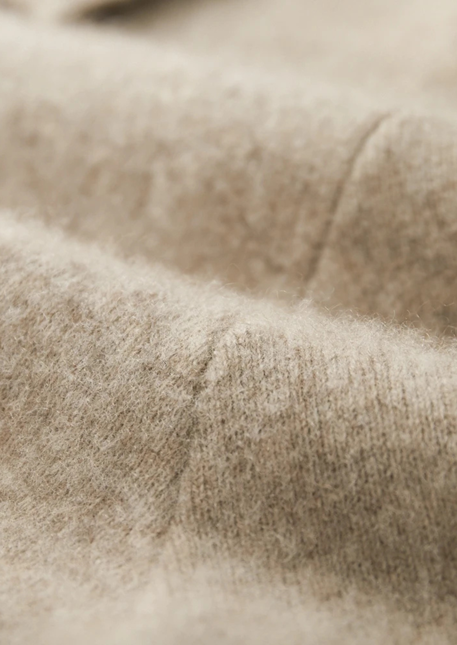 Polo Style Cardigan Premium Cashmere Zip