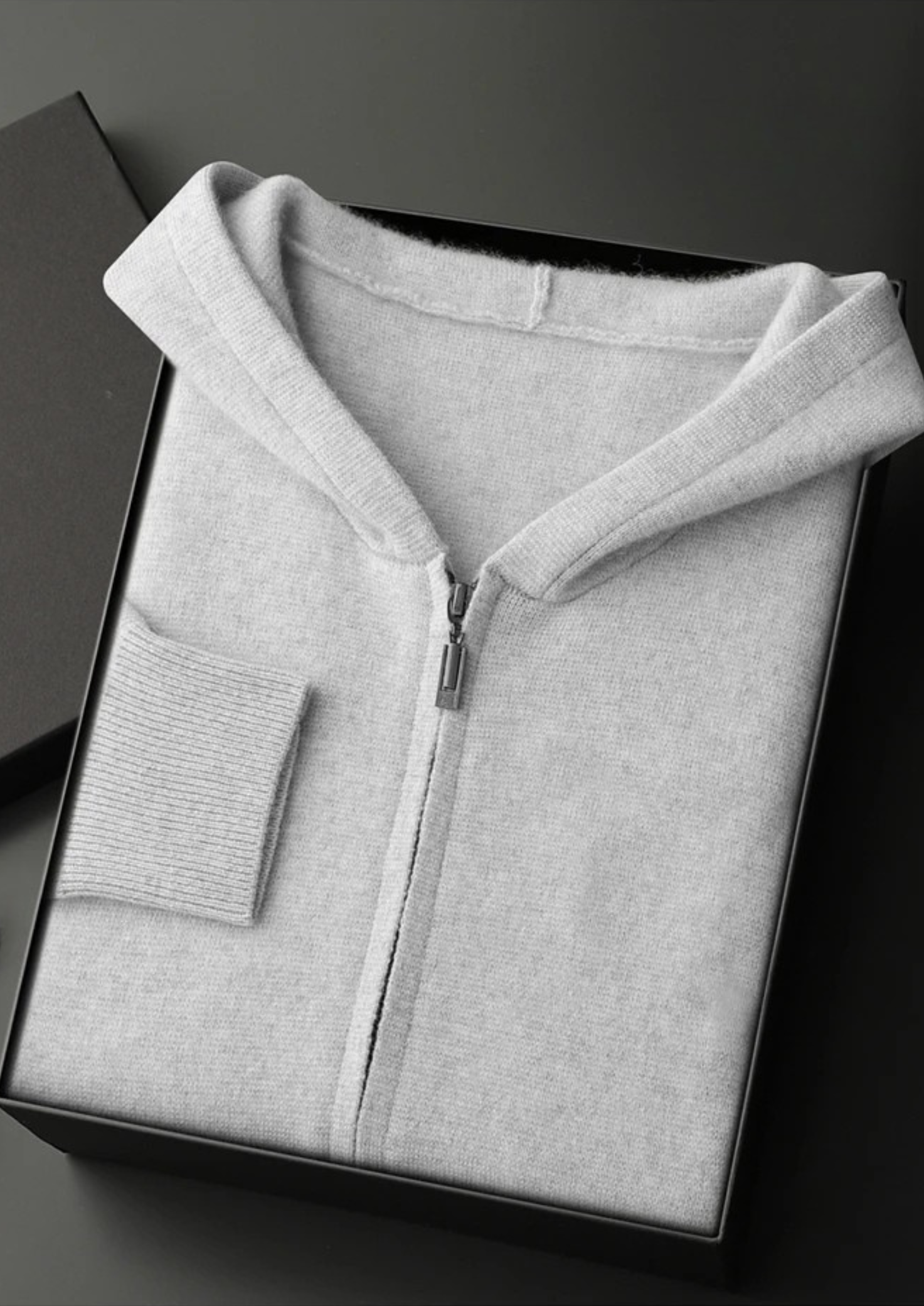 Cashmere Zip Hoodie Premium Style