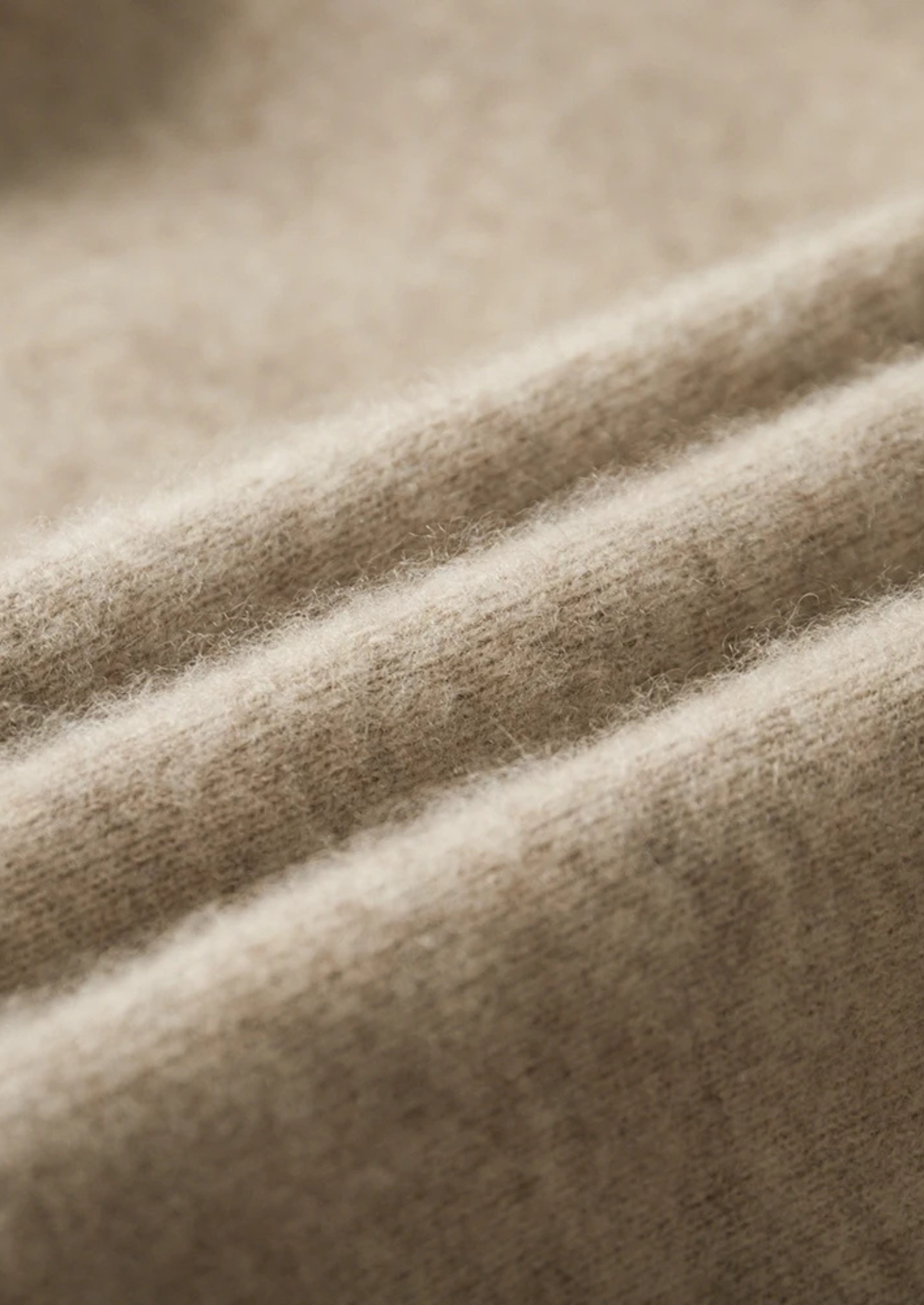 Polo Style Cardigan Premium Cashmere Zip
