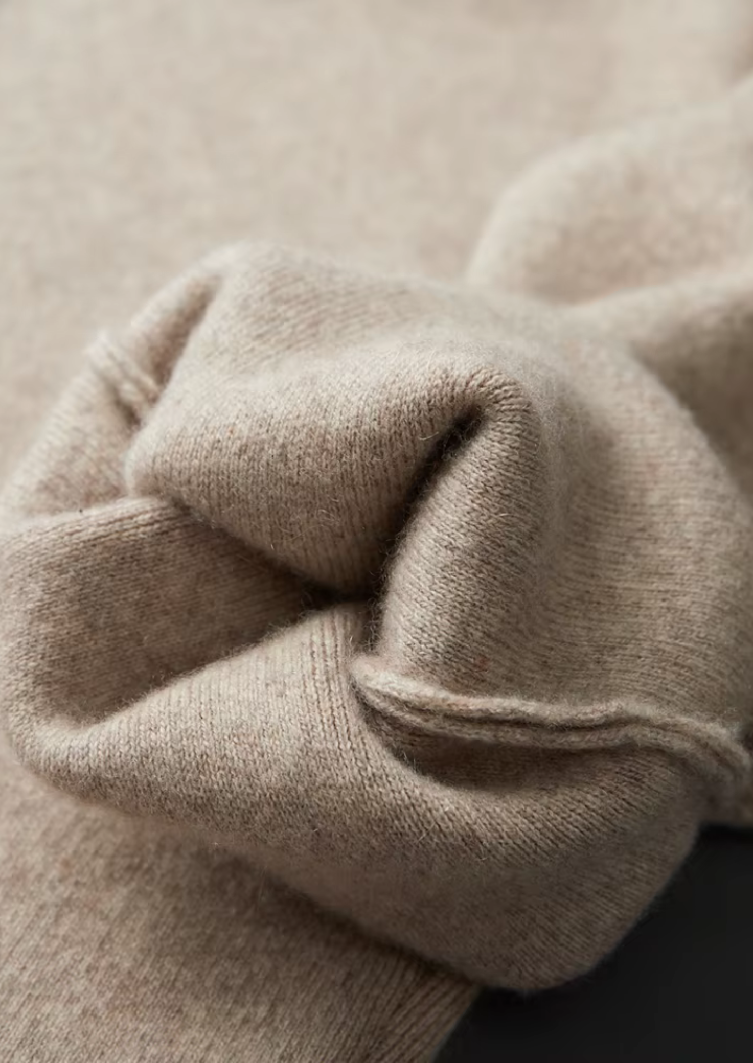 Premium Cashmere Half Zip Set