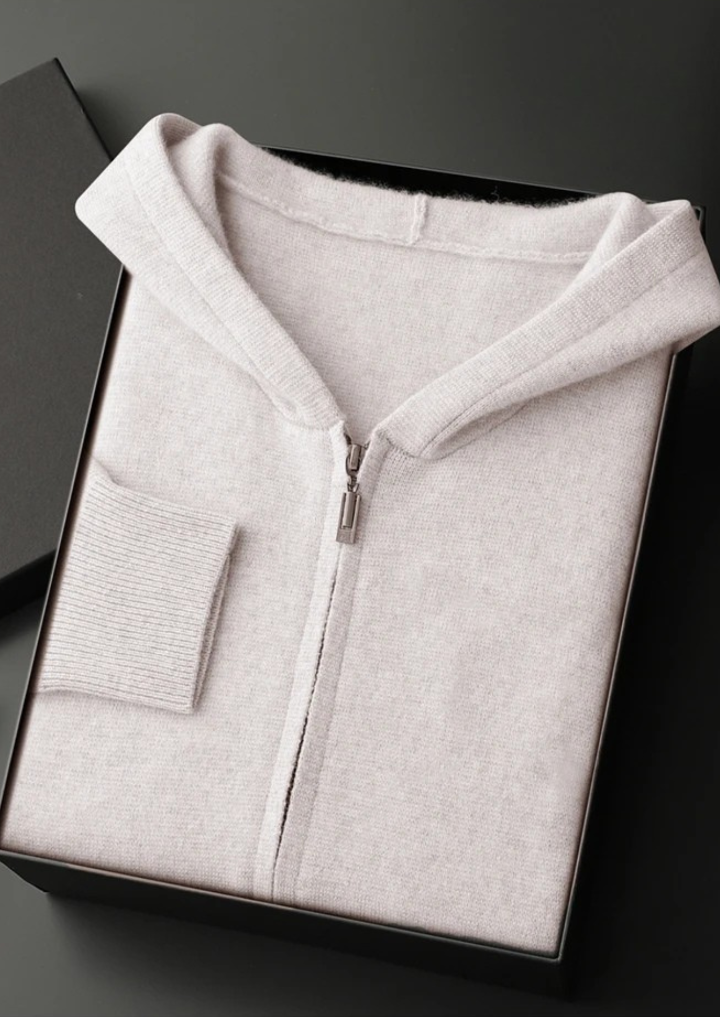 Cashmere Zip Hoodie Premium Style