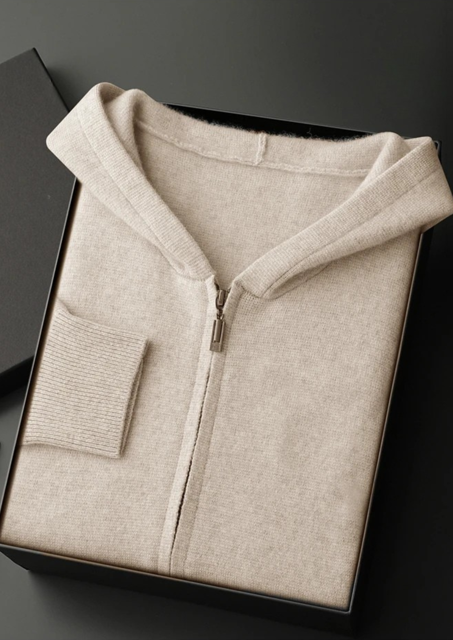 Cashmere Zip Hoodie Premium Style