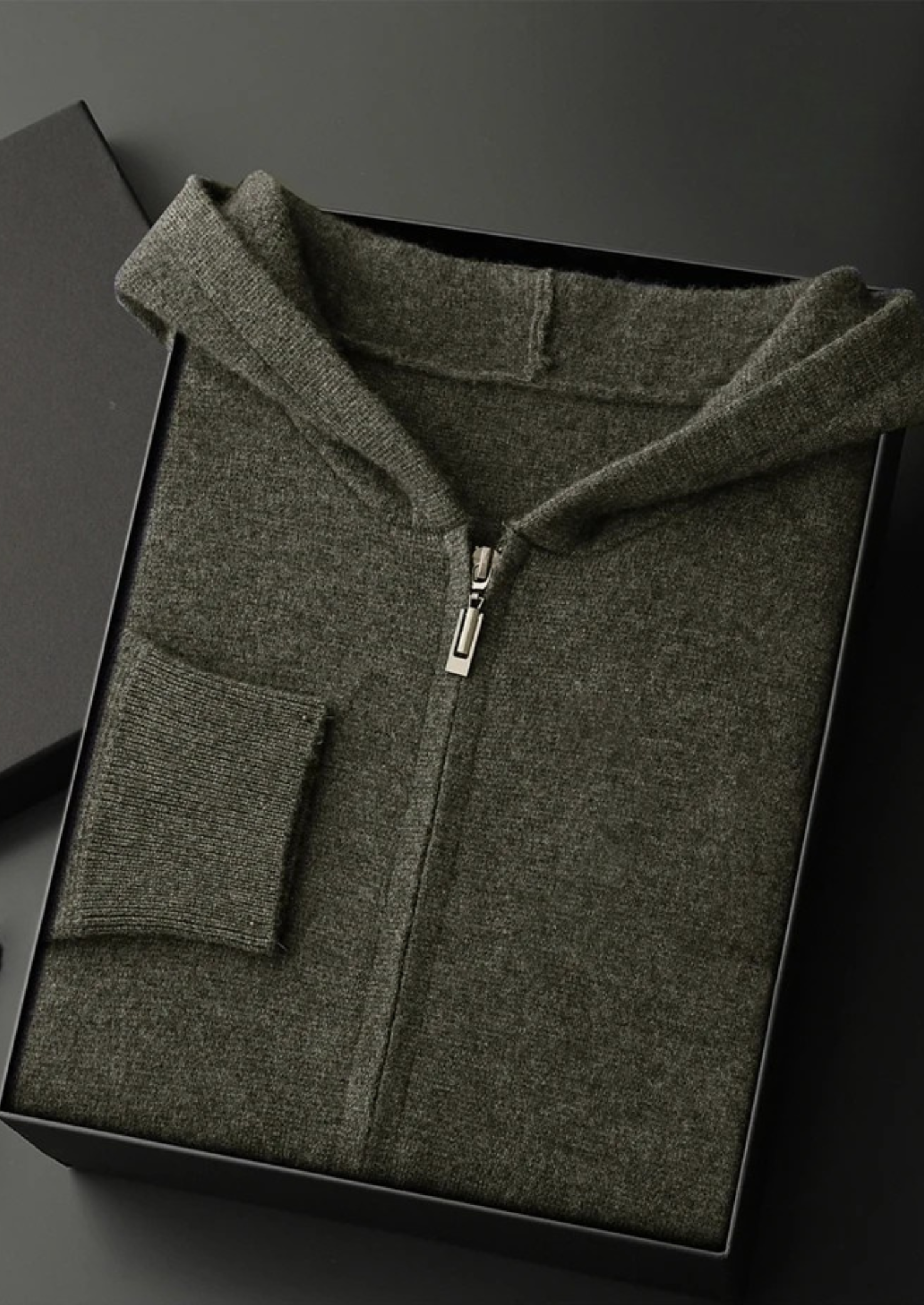 Cashmere Zip Hoodie Premium Style