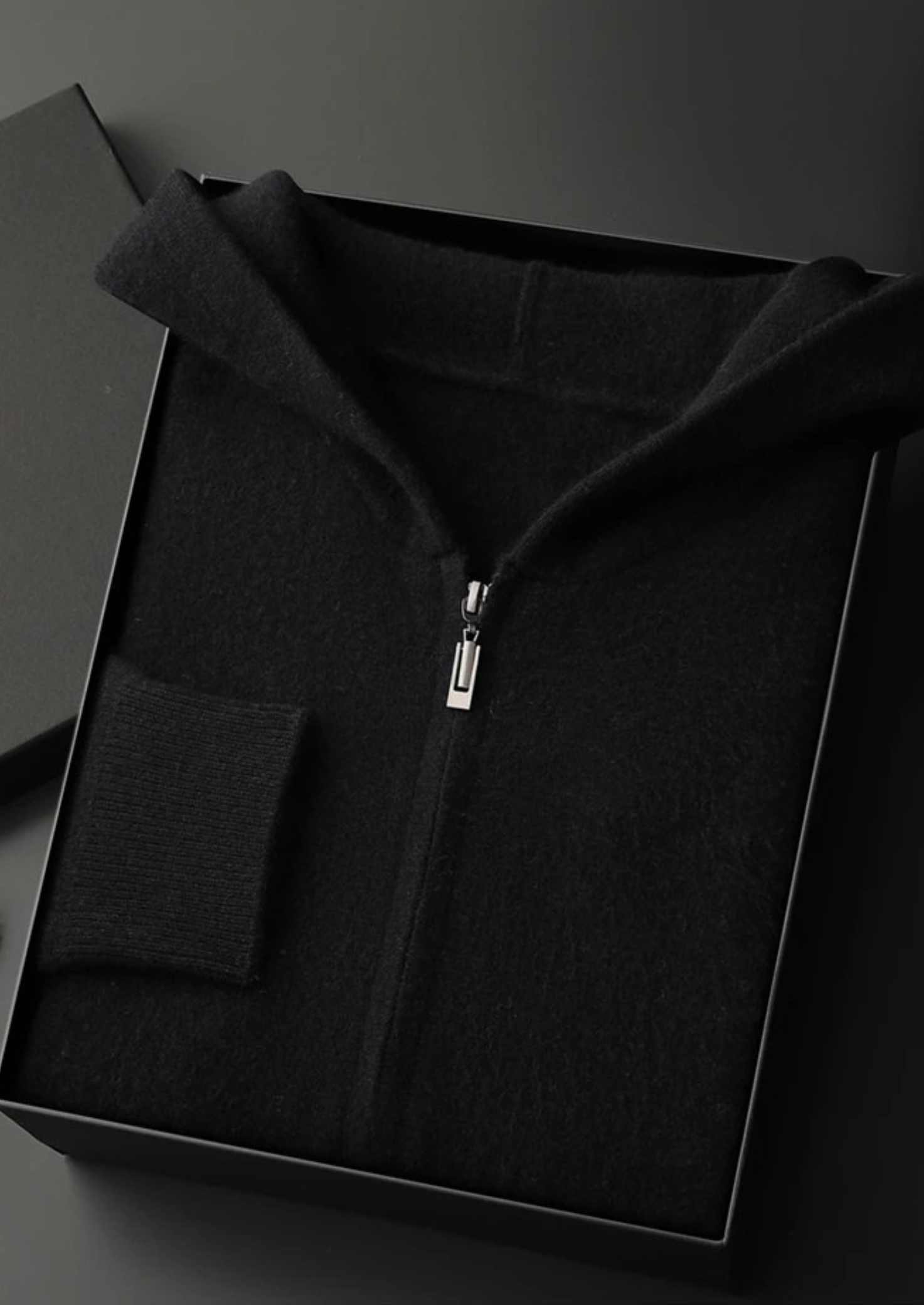 Cashmere Zip Hoodie Premium Style
