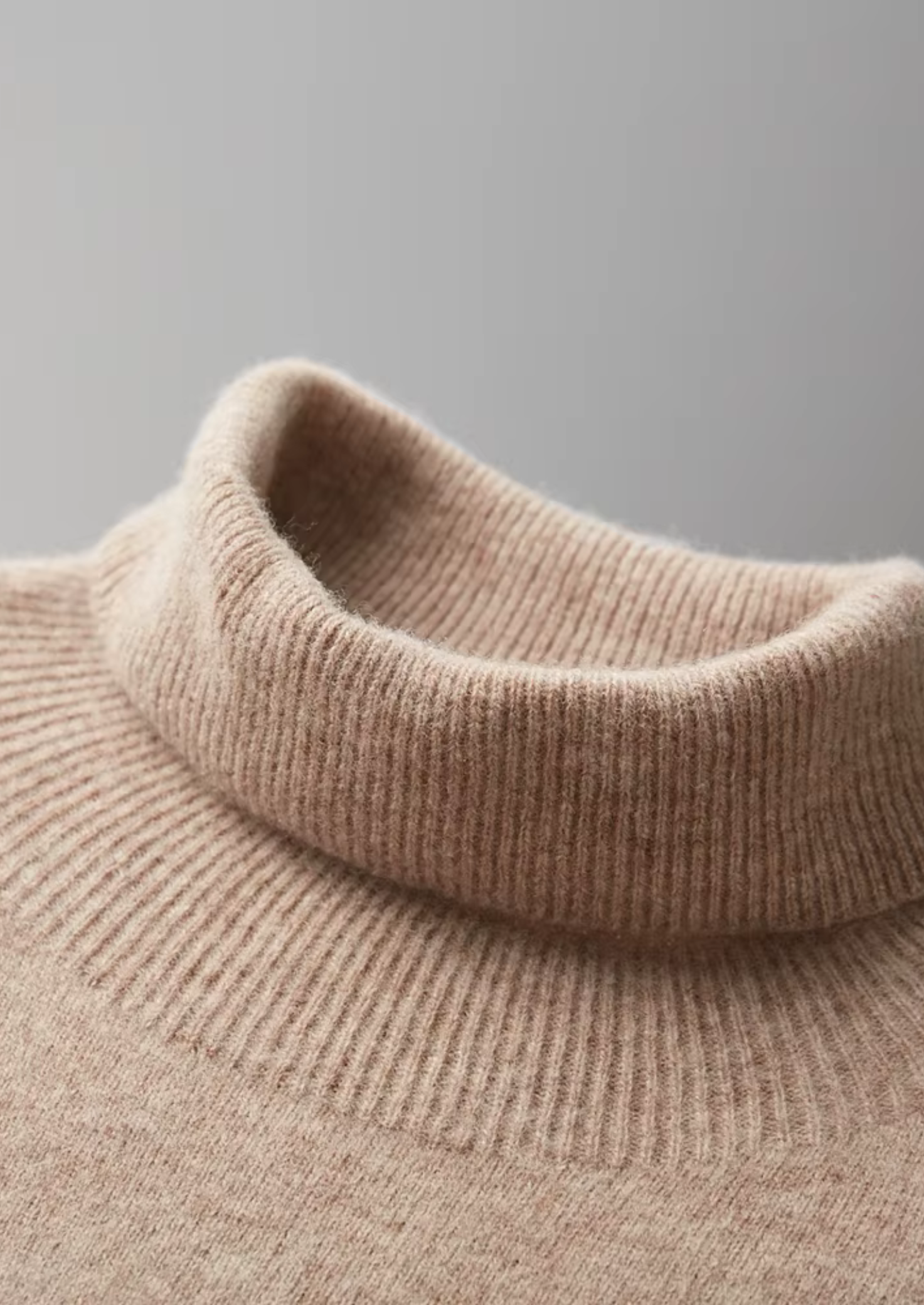 Classic Rollneck Sweater Merino Wool Extra-Fine