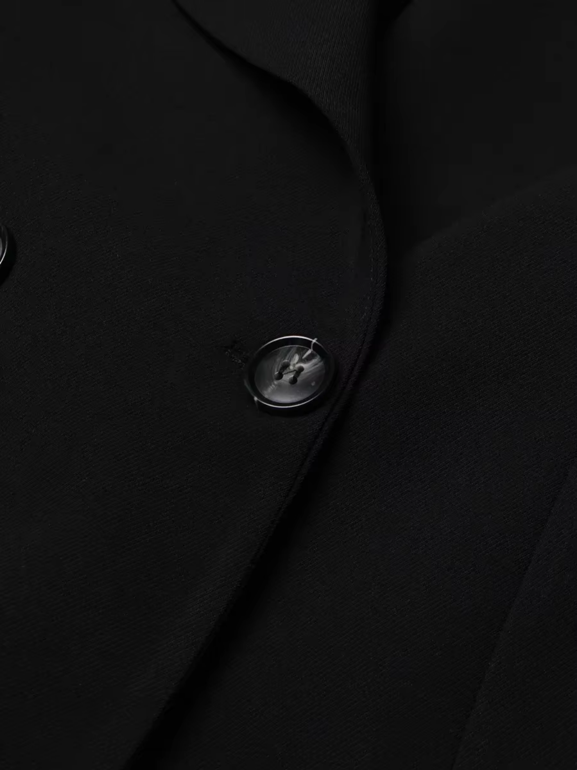 Structured Longline Black Coat Women