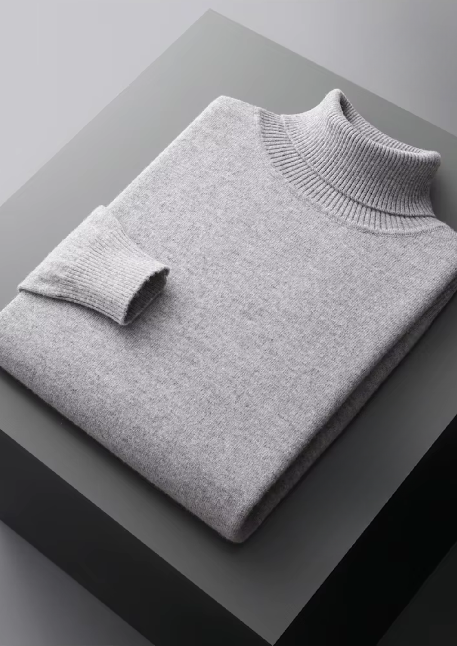 Classic Rollneck Sweater Merino Wool Extra-Fine