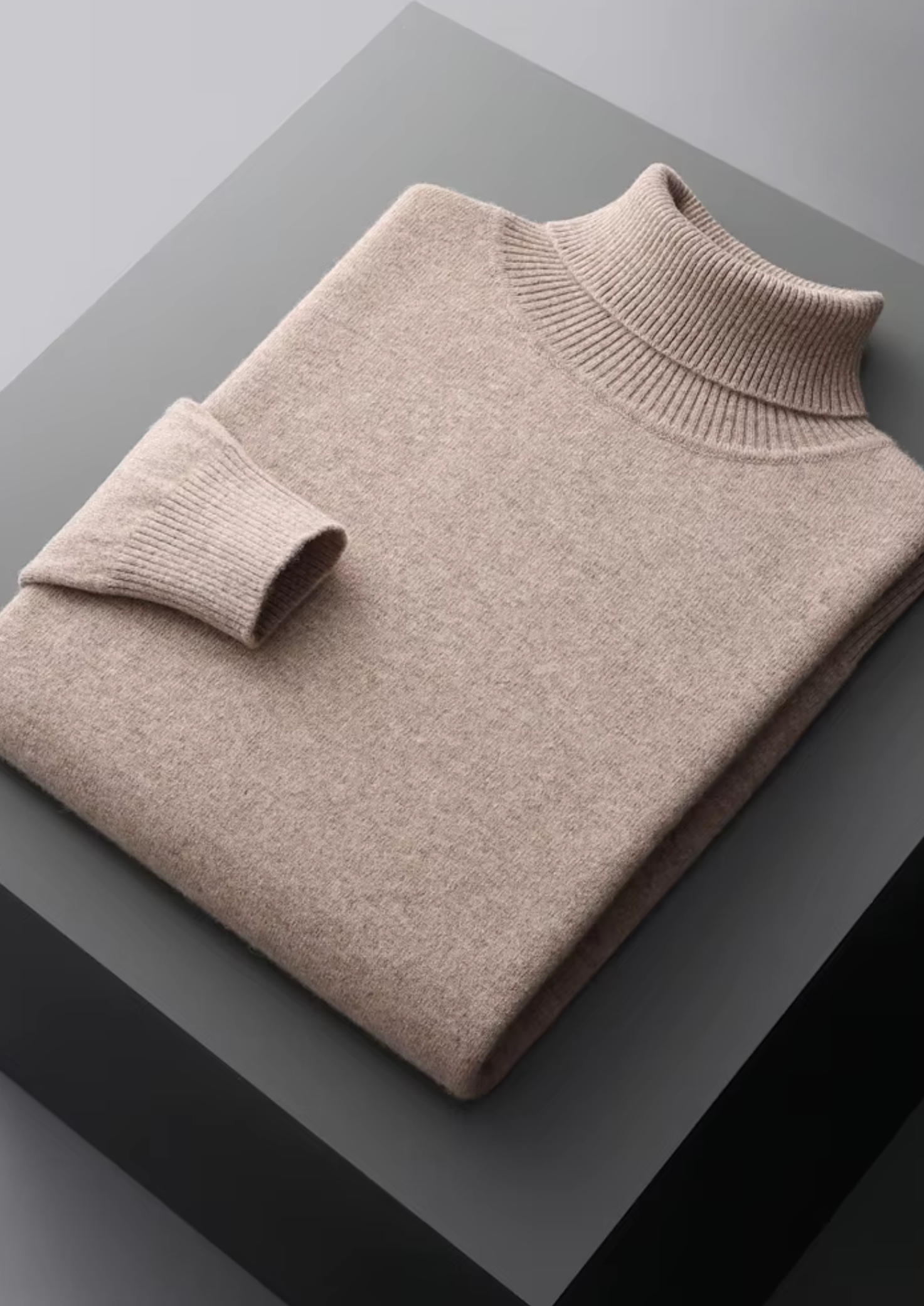 Classic Rollneck Sweater Merino Wool Extra-Fine