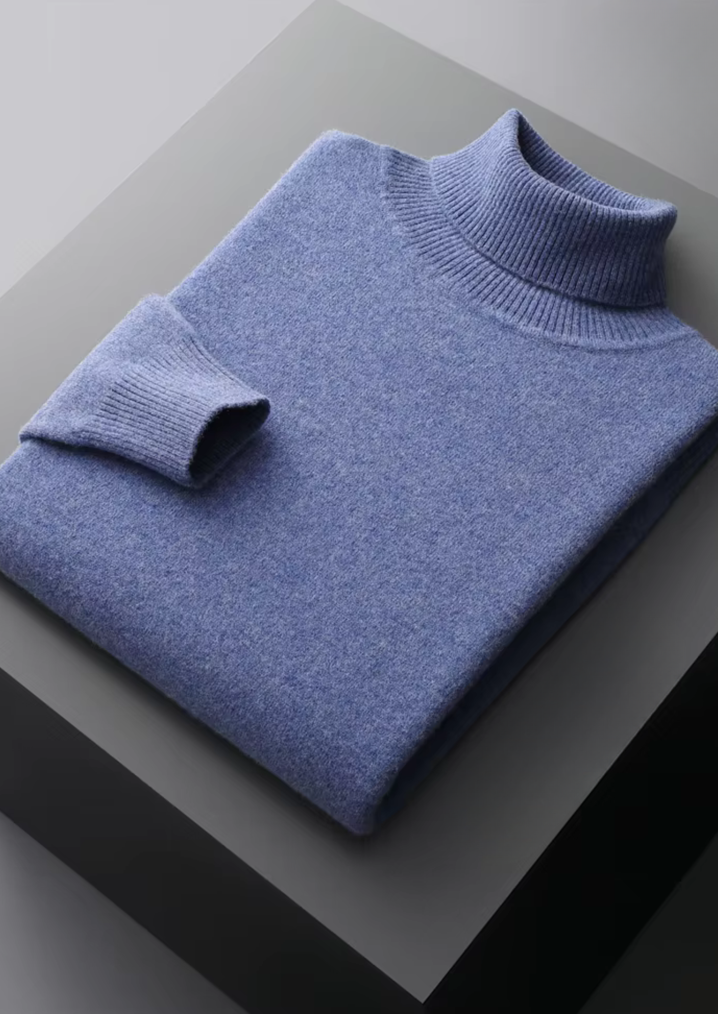 Classic Rollneck Sweater Merino Wool Extra-Fine