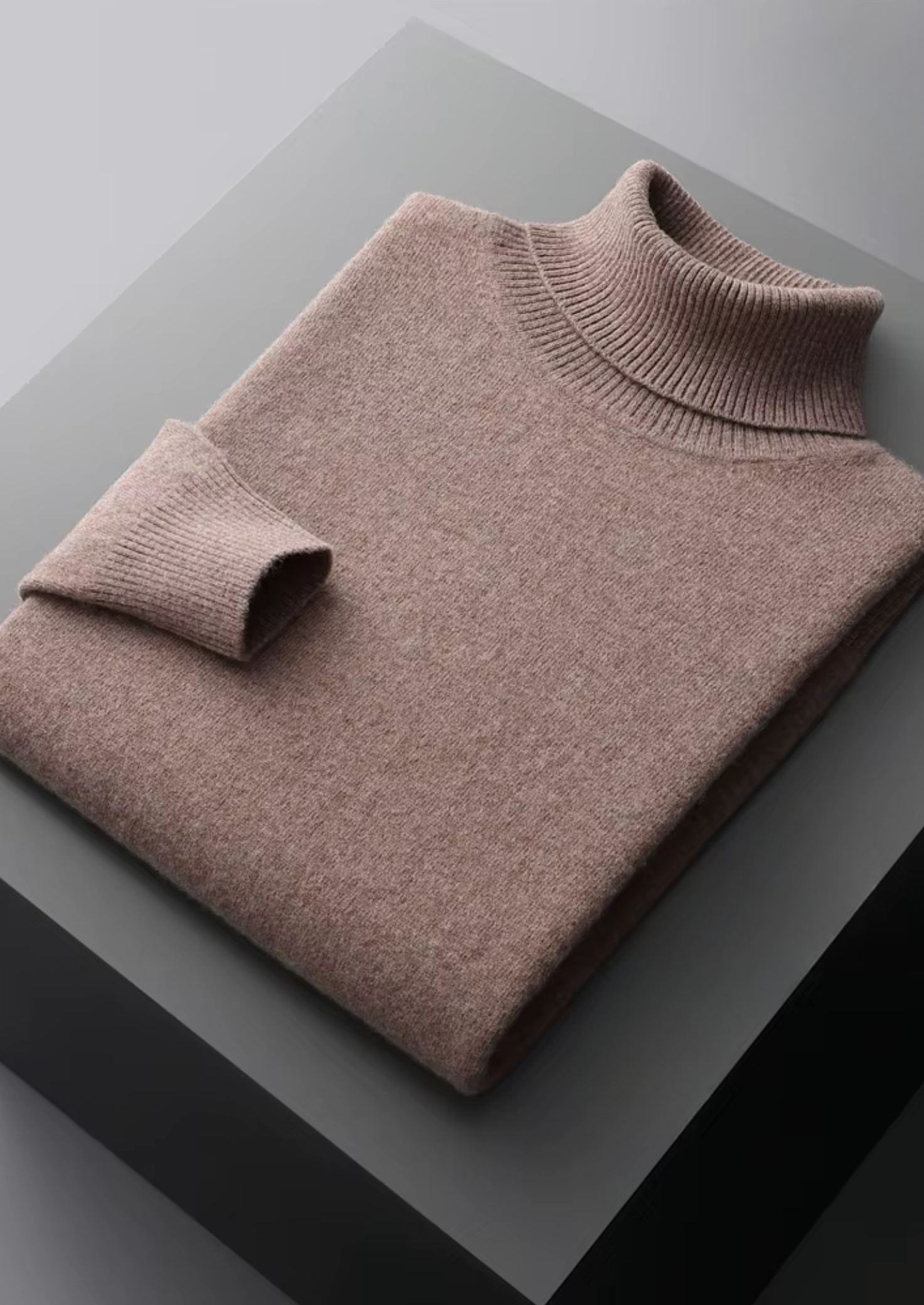 Classic Rollneck Sweater Merino Wool Extra-Fine
