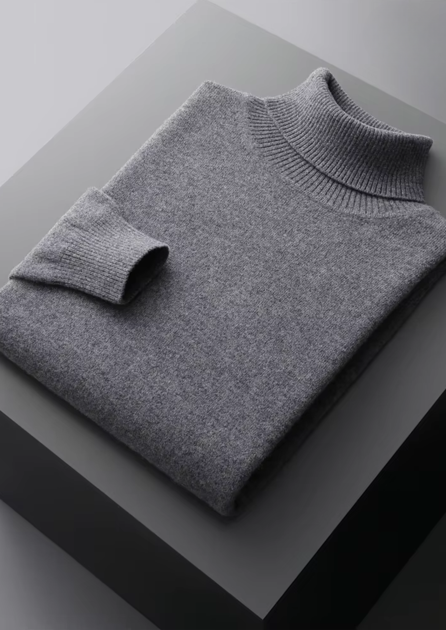 Classic Rollneck Sweater Merino Wool Extra-Fine