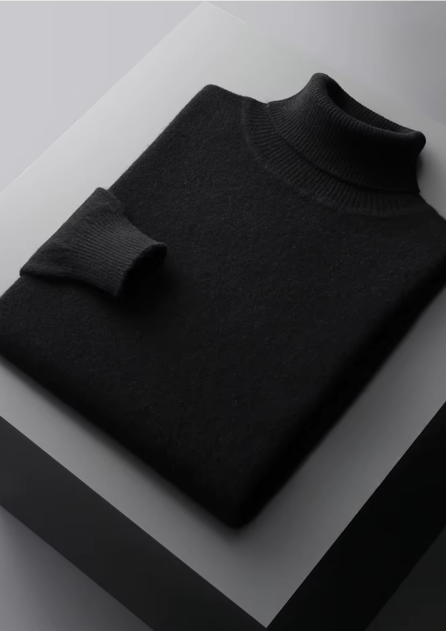 Classic Rollneck Sweater Merino Wool Extra-Fine