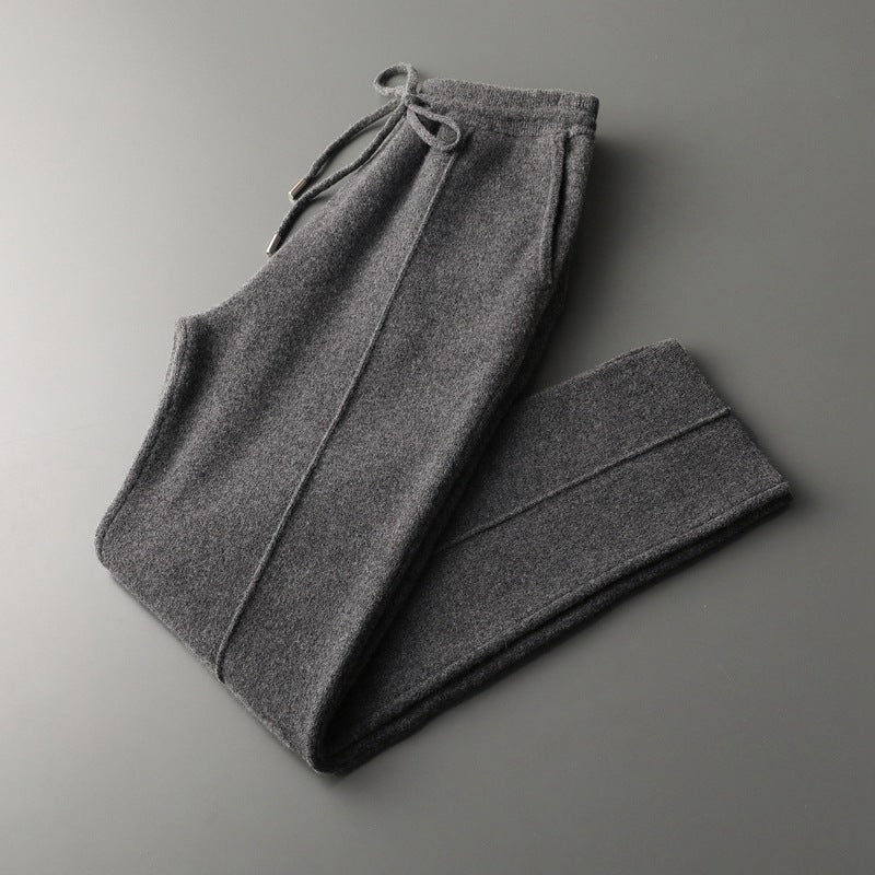 Merino Wool Extra-Fine Slim Fit Trousers