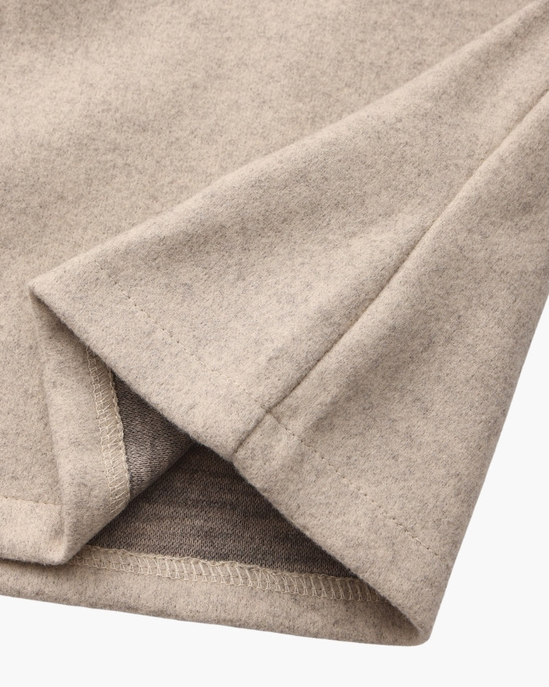 Refined Wool Zip Coat Women