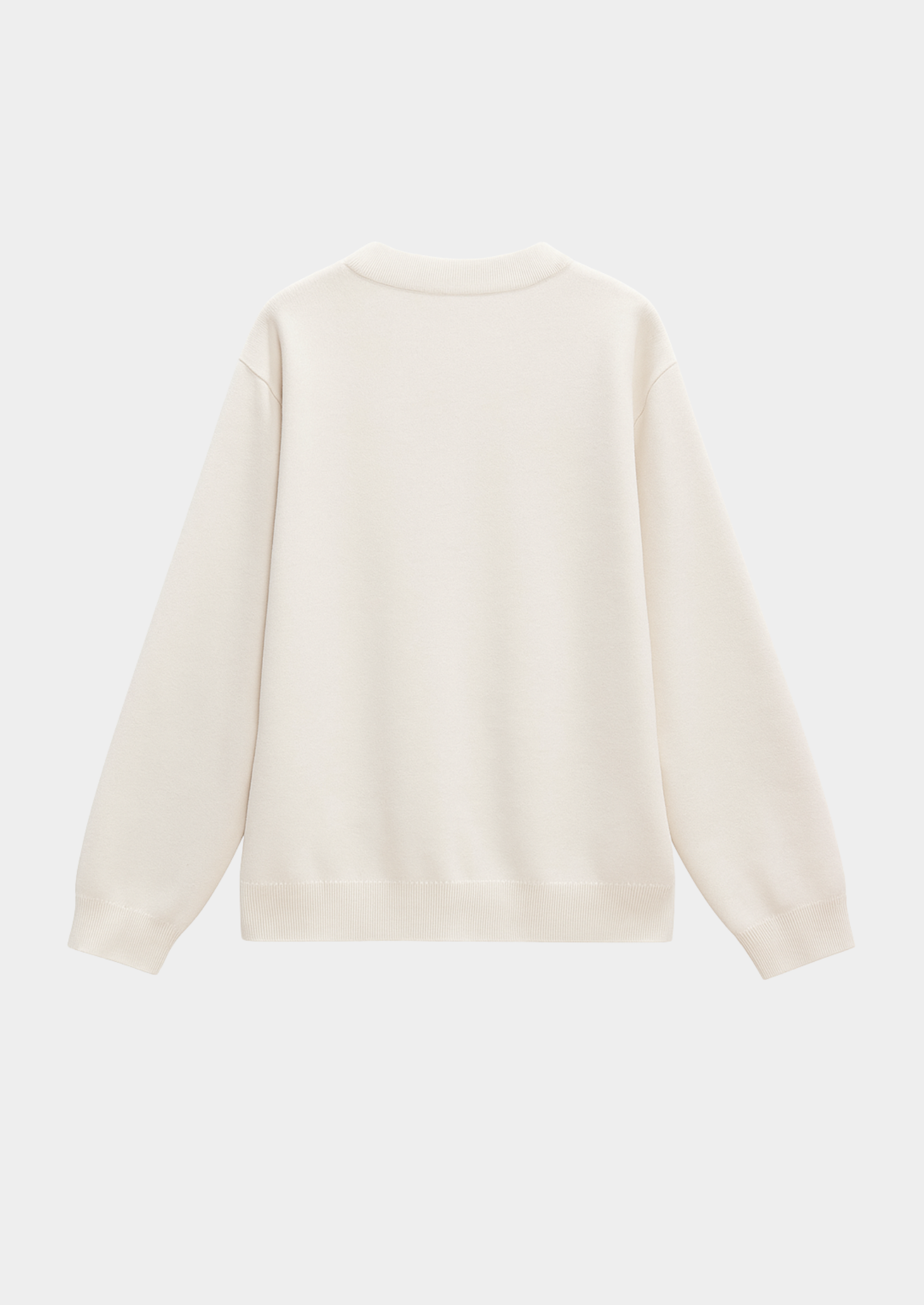 Solid Colour Knitted Cardigan for Women