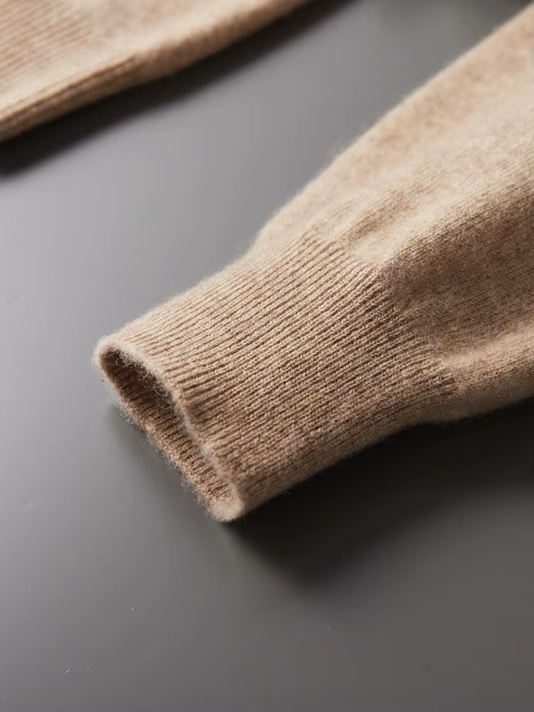 Merino Wool Extra-Fine Casual Zip Hoodie
