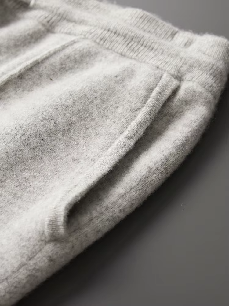 Merino Wool Extra-Fine Slim Fit Trousers