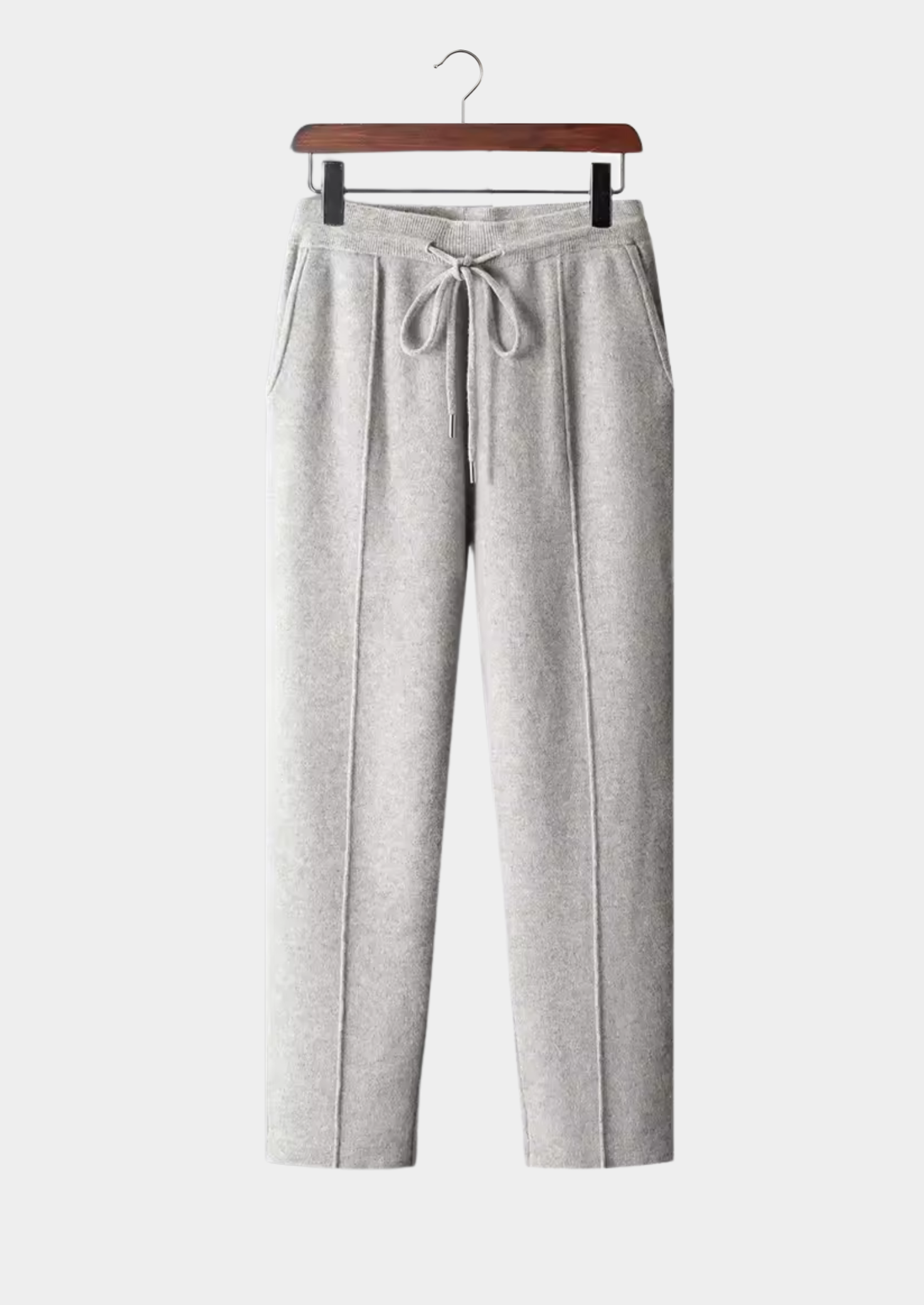Merino Wool Extra-Fine Slim Fit Trousers