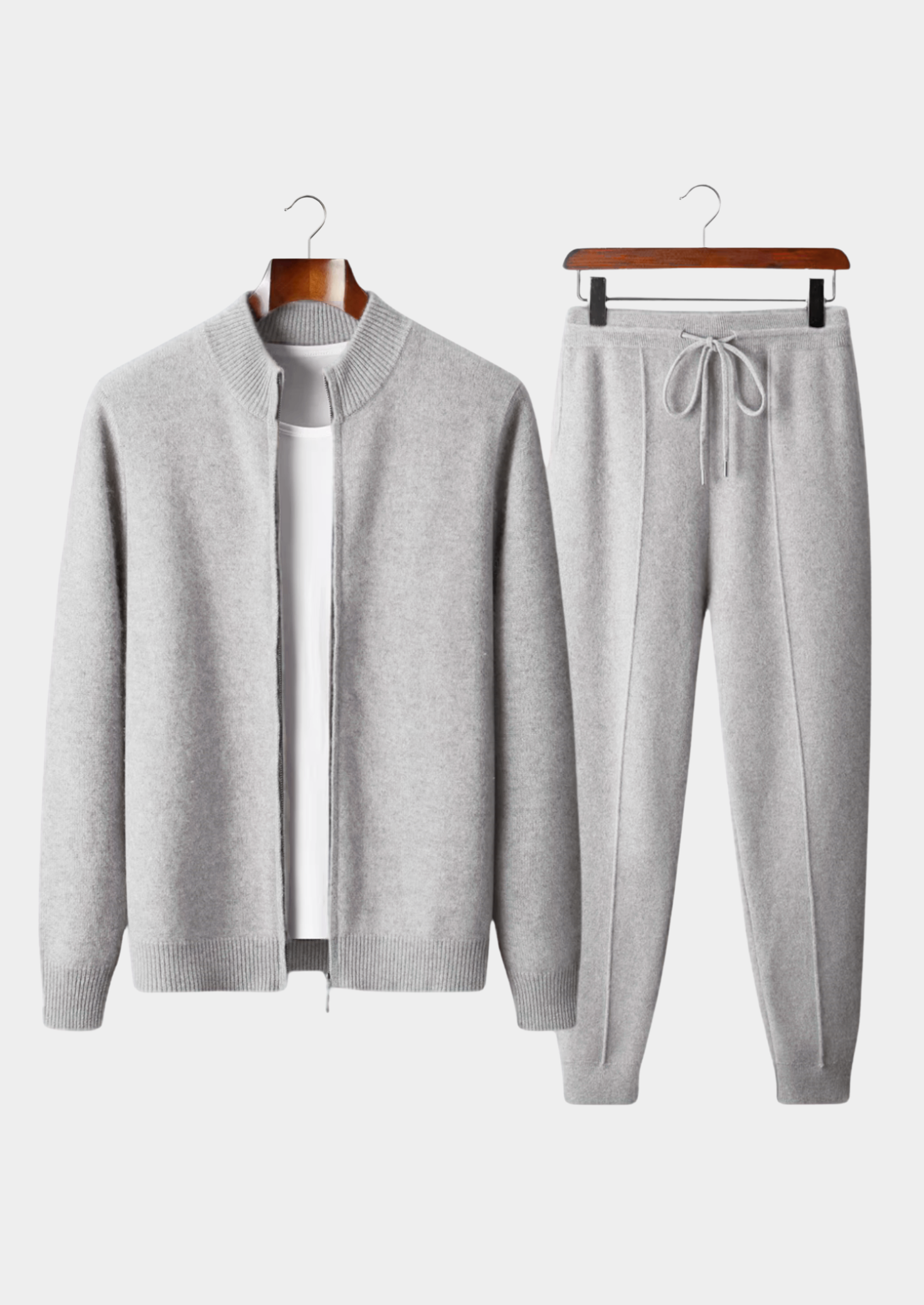 Luzzo Set Merino Wool Extra-Fine - Light Gray