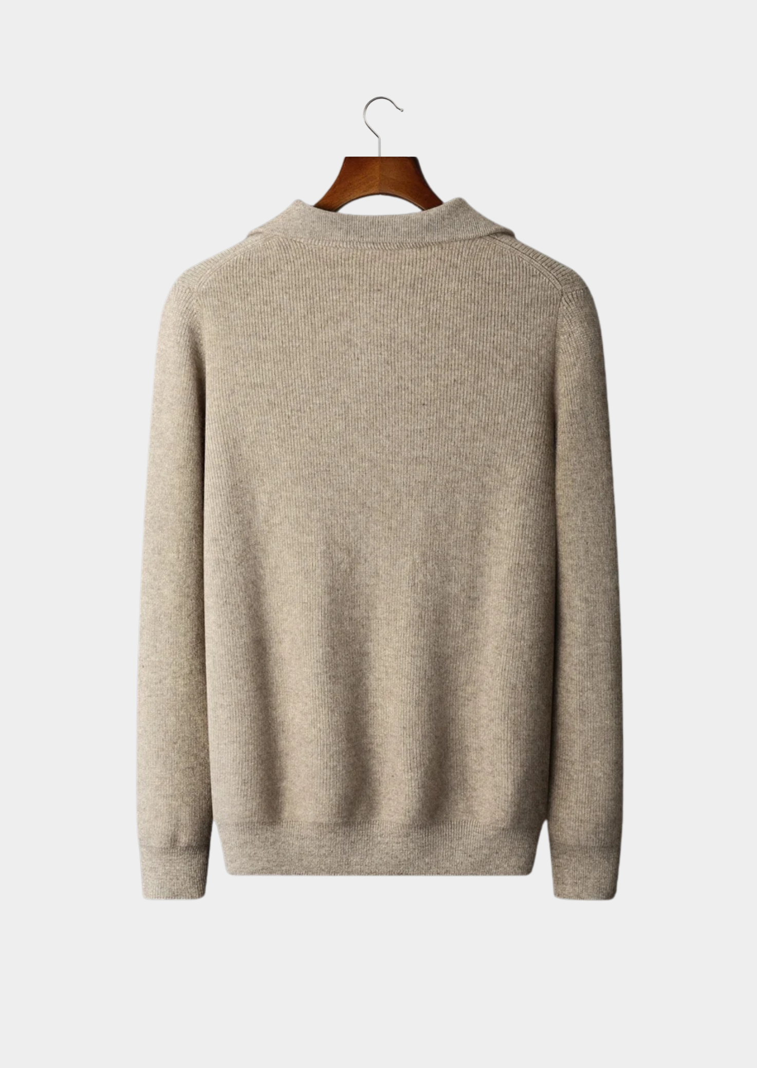 Premium Cashmere Half Zip Sweater Style