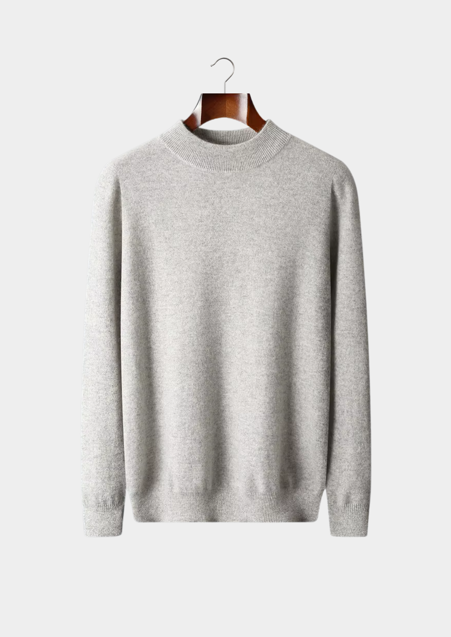 Classic Mockneck Sweater Merino Wool Extra-Fine