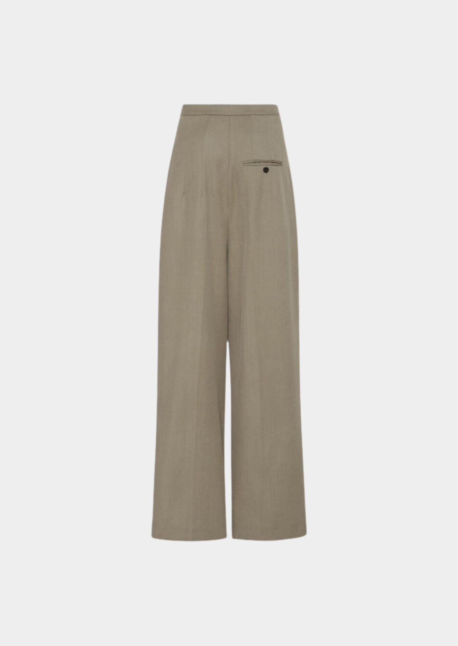 Tailored Straight Wide-Leg Trousers Women