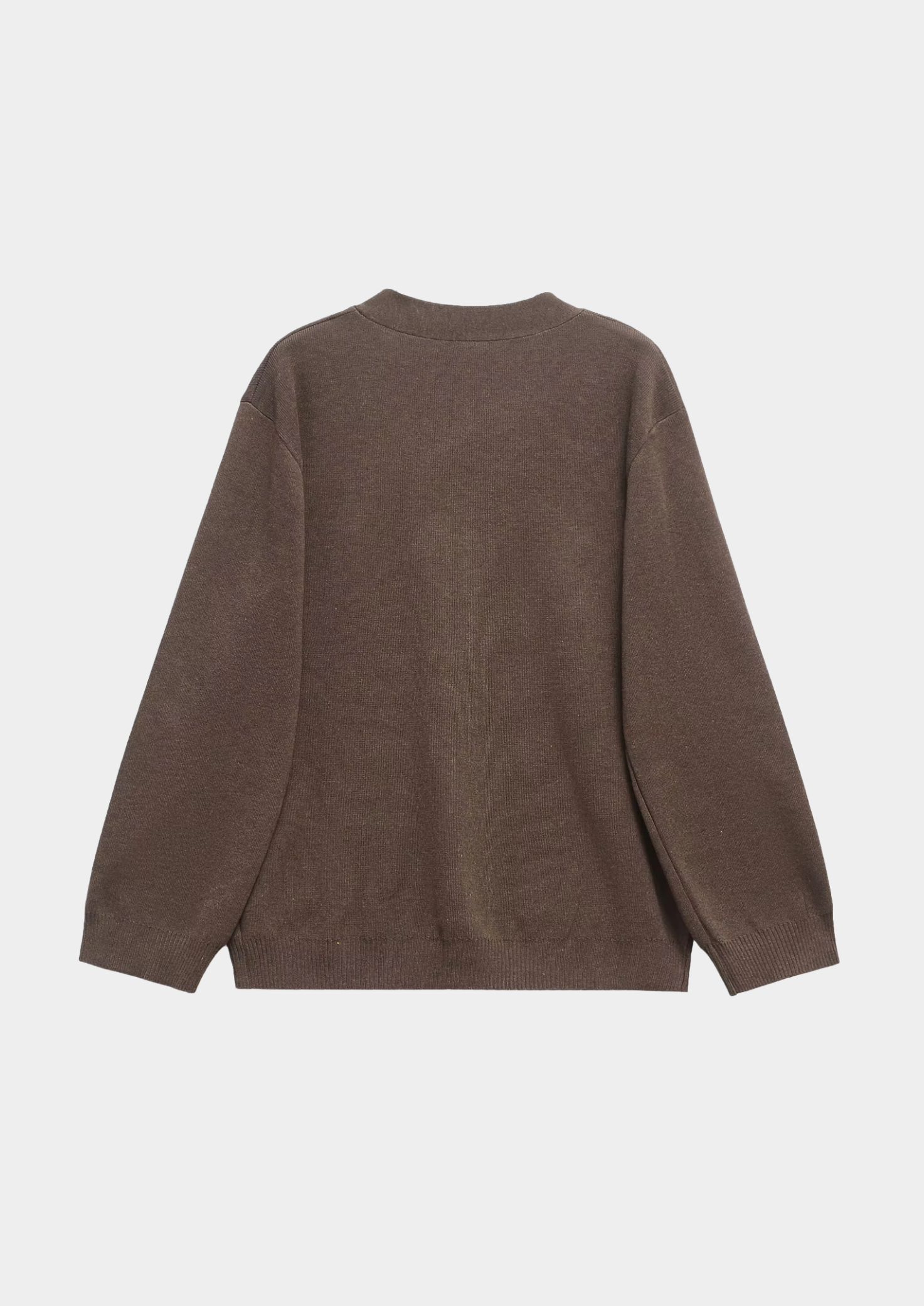 Solid Colour Knitted Cardigan for Women