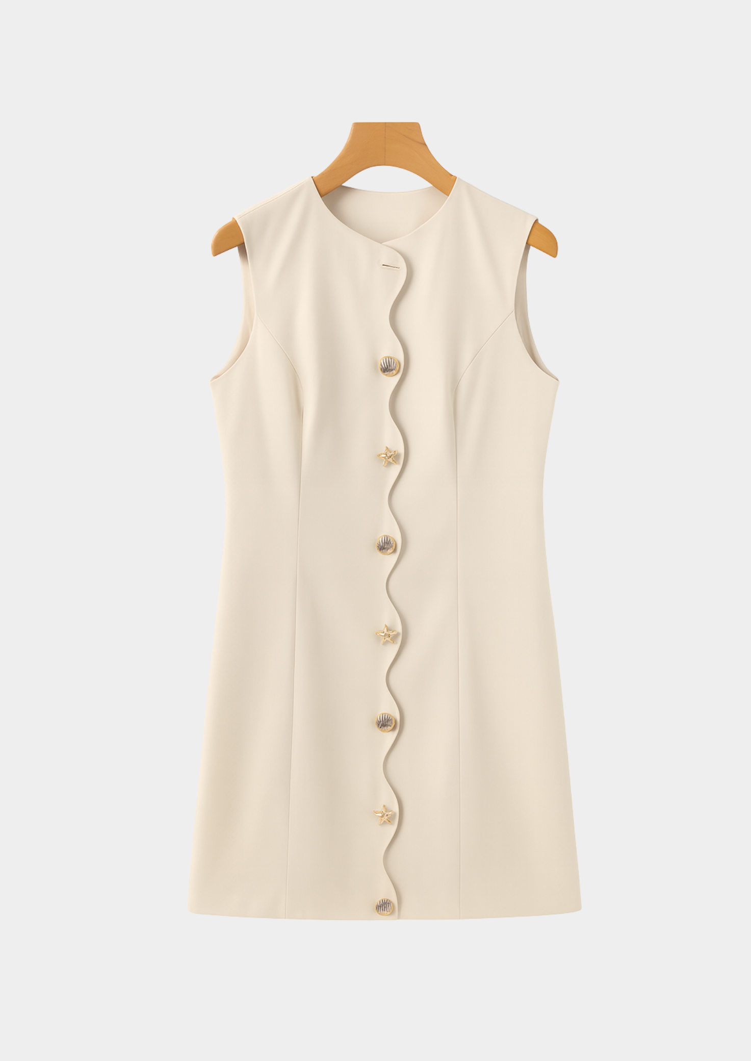 Sleeveless Mini Dress with Sculpted Detail Women