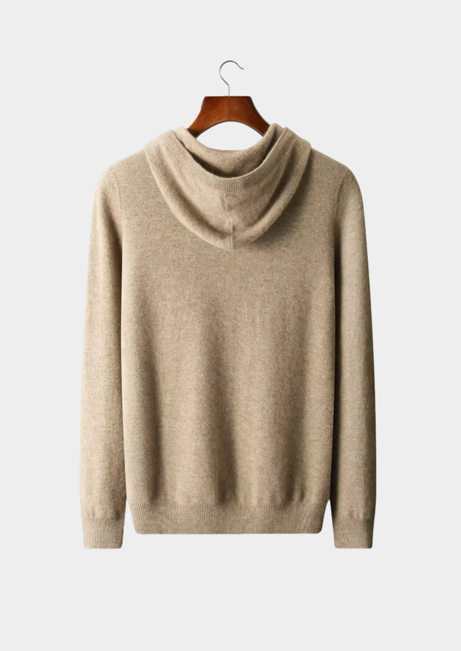 Merino Wool Extra-Fine Casual Zip Hoodie