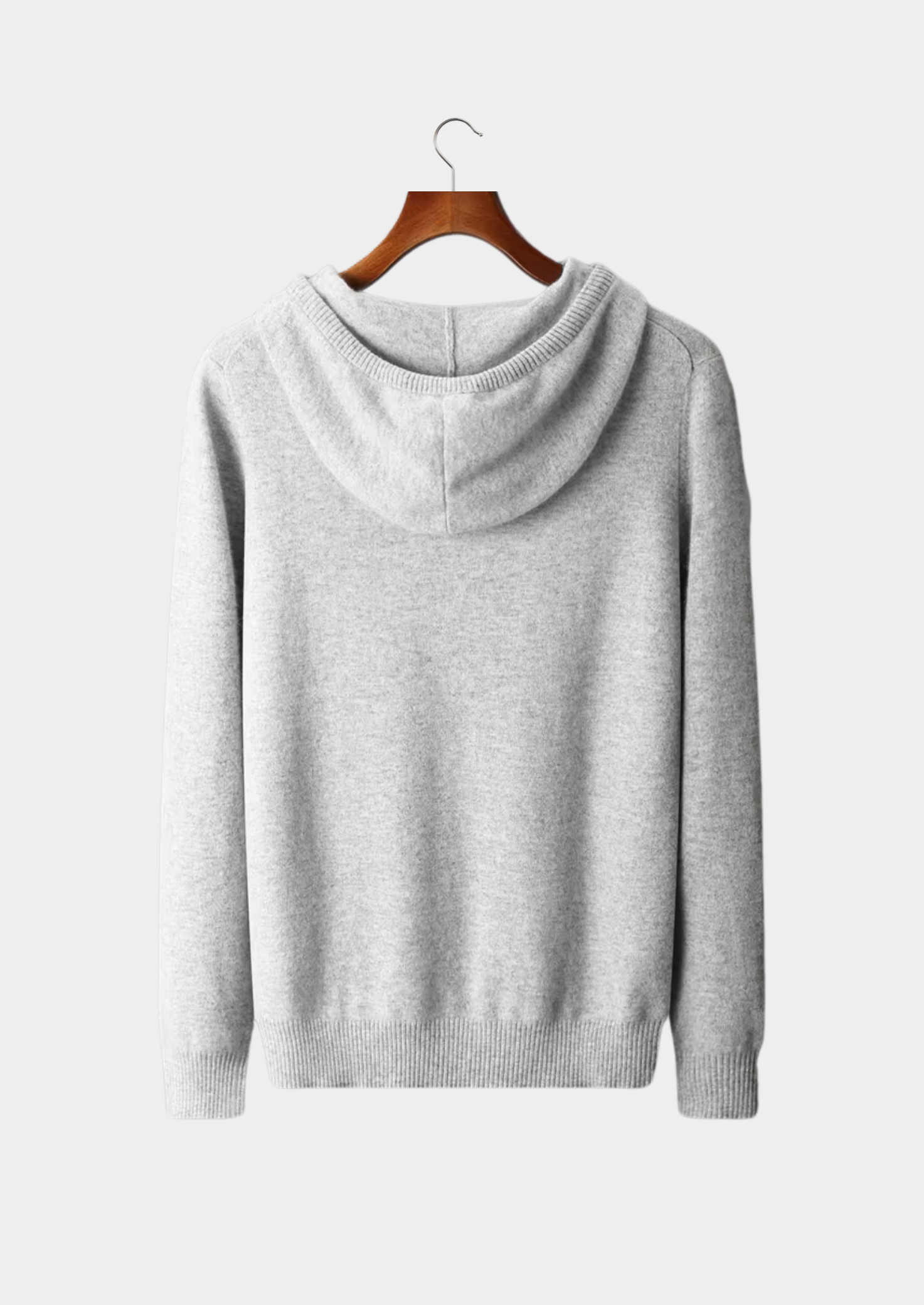 Extra-Fine Merino Wool Hoodie Zip